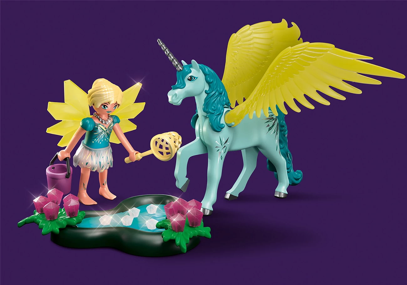 Playmobil 70809 - Crystal Fairy mit Einhorn - Ayuma