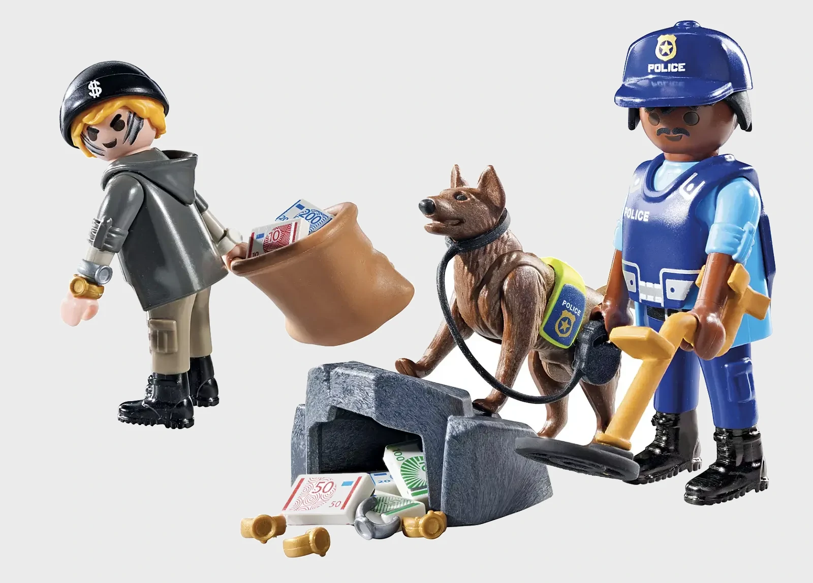 Playmobil 71731 - Spurensuche mit Hund - Action Heroes