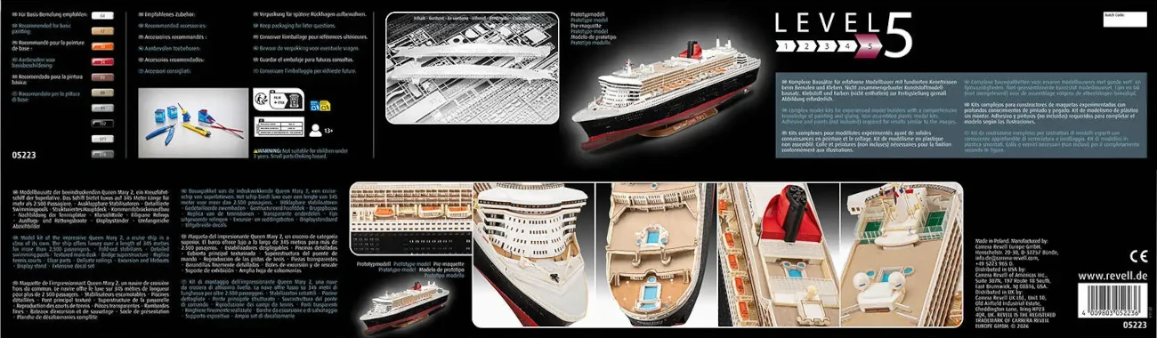Revell 05223 Queen Mary 2 Modellbau