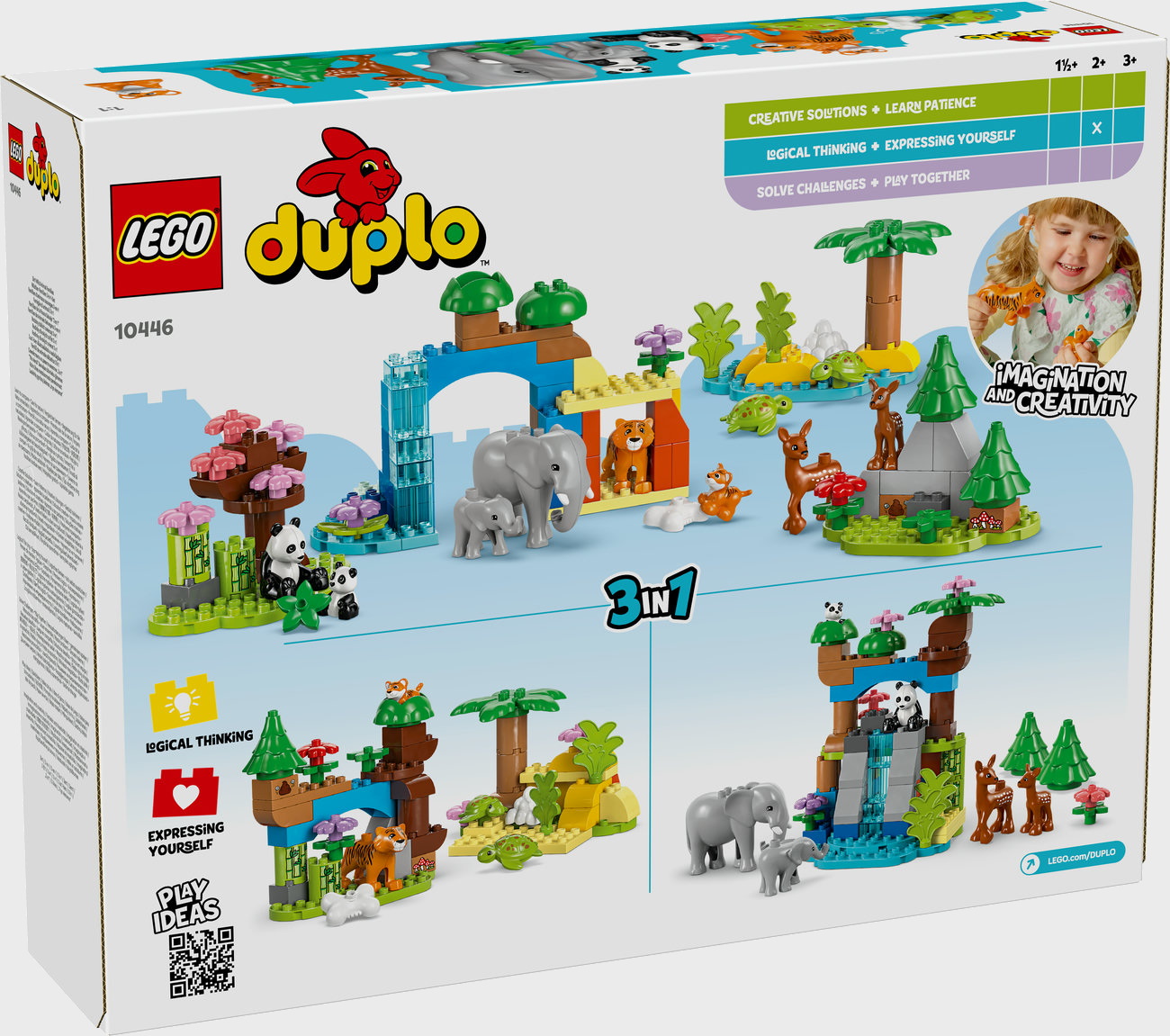 LEGO DUPLO 10446 - Wildtier-Familien 3-in-1 Set