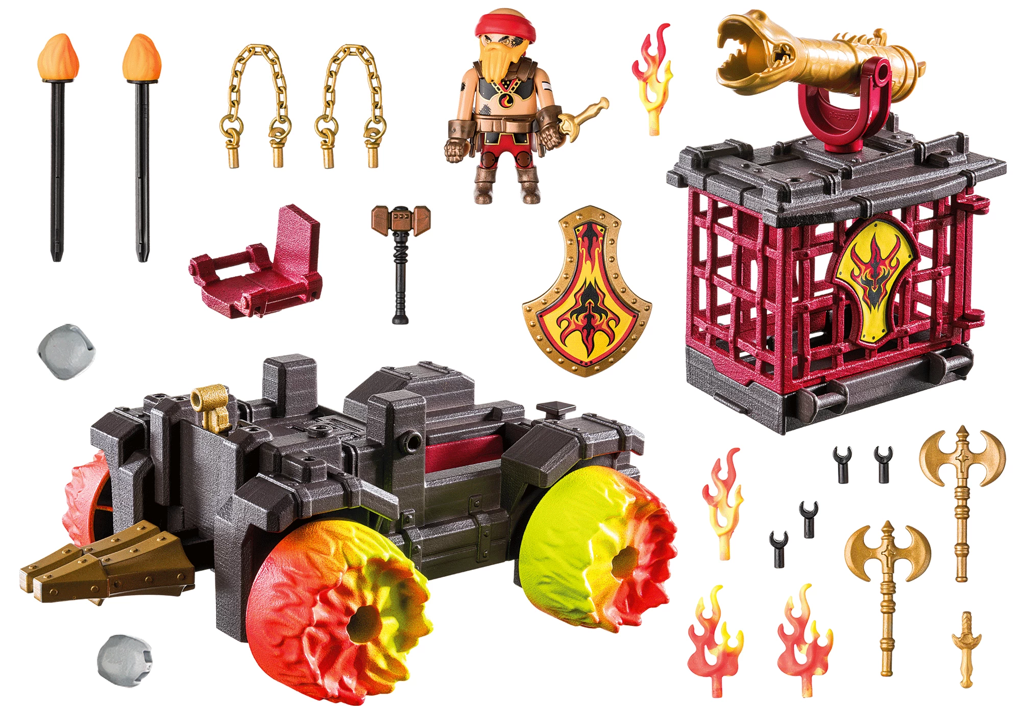 Playmobil 71299 - Burnham Raiders - Feuerkampfwagen - Novelmore