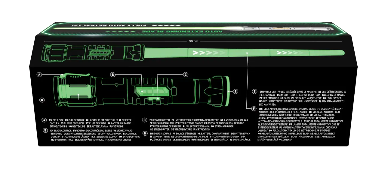 Power Saber Energy Blade - GREEN  (Goliath)