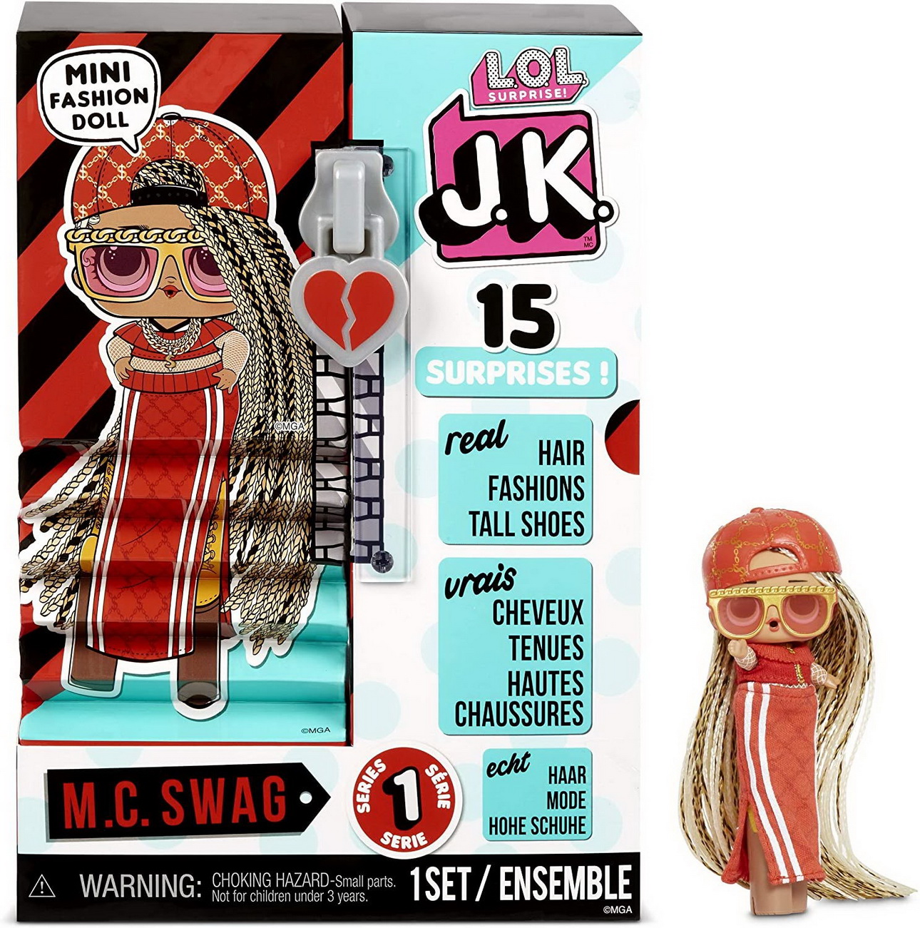 L.O.L. Surprise - J.K. Mini Fashion Doll - M.C. Swag Puppe
