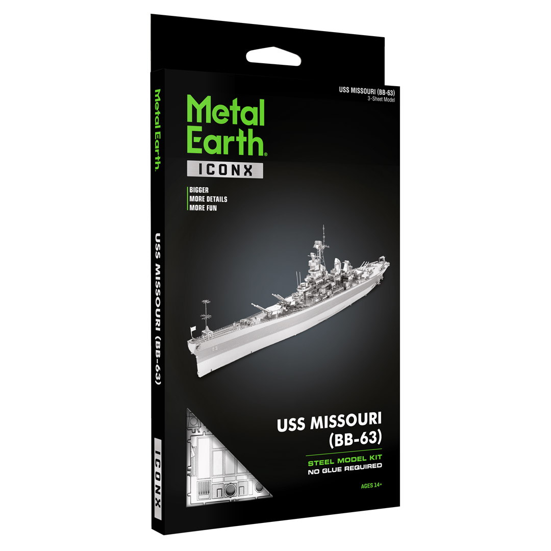 Metal Earth - ICONX - Schlachtschiff USS Missouri - Modell