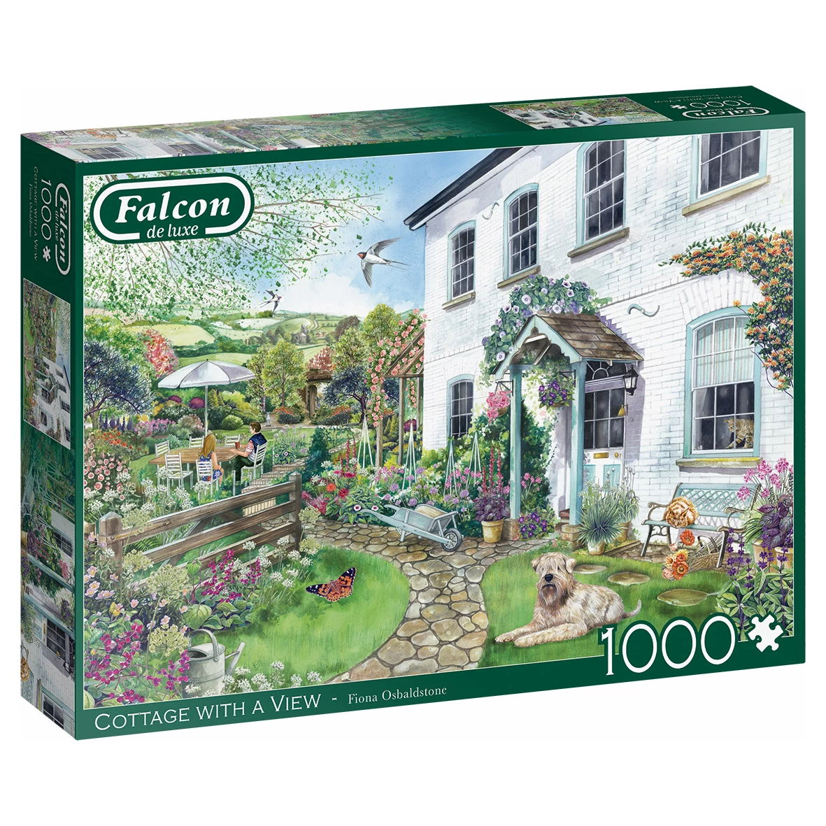 Puzzle - Ferienhaus Cottage with a View (Falcon de Luxe) - 1000 Teile
