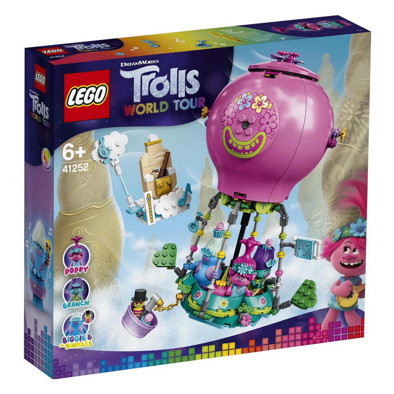 LEGO Trolls - Poppys Heißluftballon (41252)
