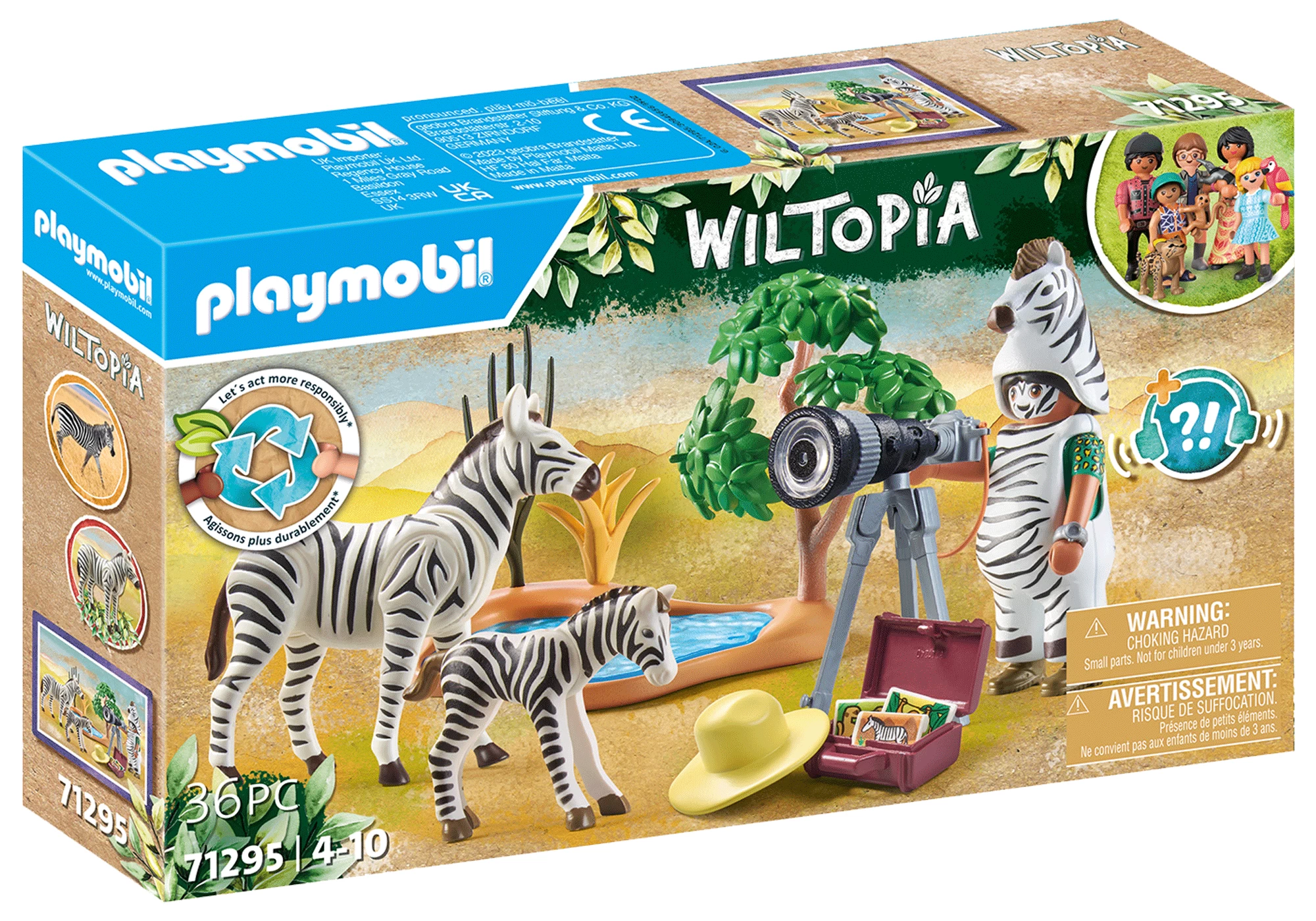 Playmobil 71295 - Unterwegs mit der Tierfotografin - WILTOPIA