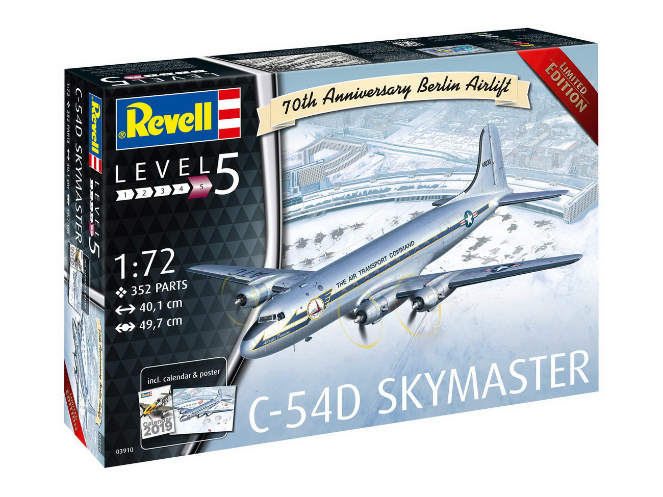 Revell 03910 - C-54D Skymaster Rosinenbomber - Berliner Luftbrücke (03910)