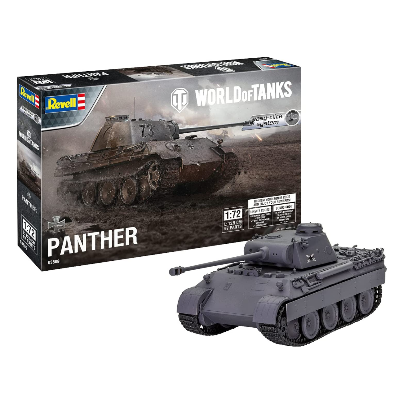 Revell 03509 -  Panther Ausf D - World of Tanks easy-click