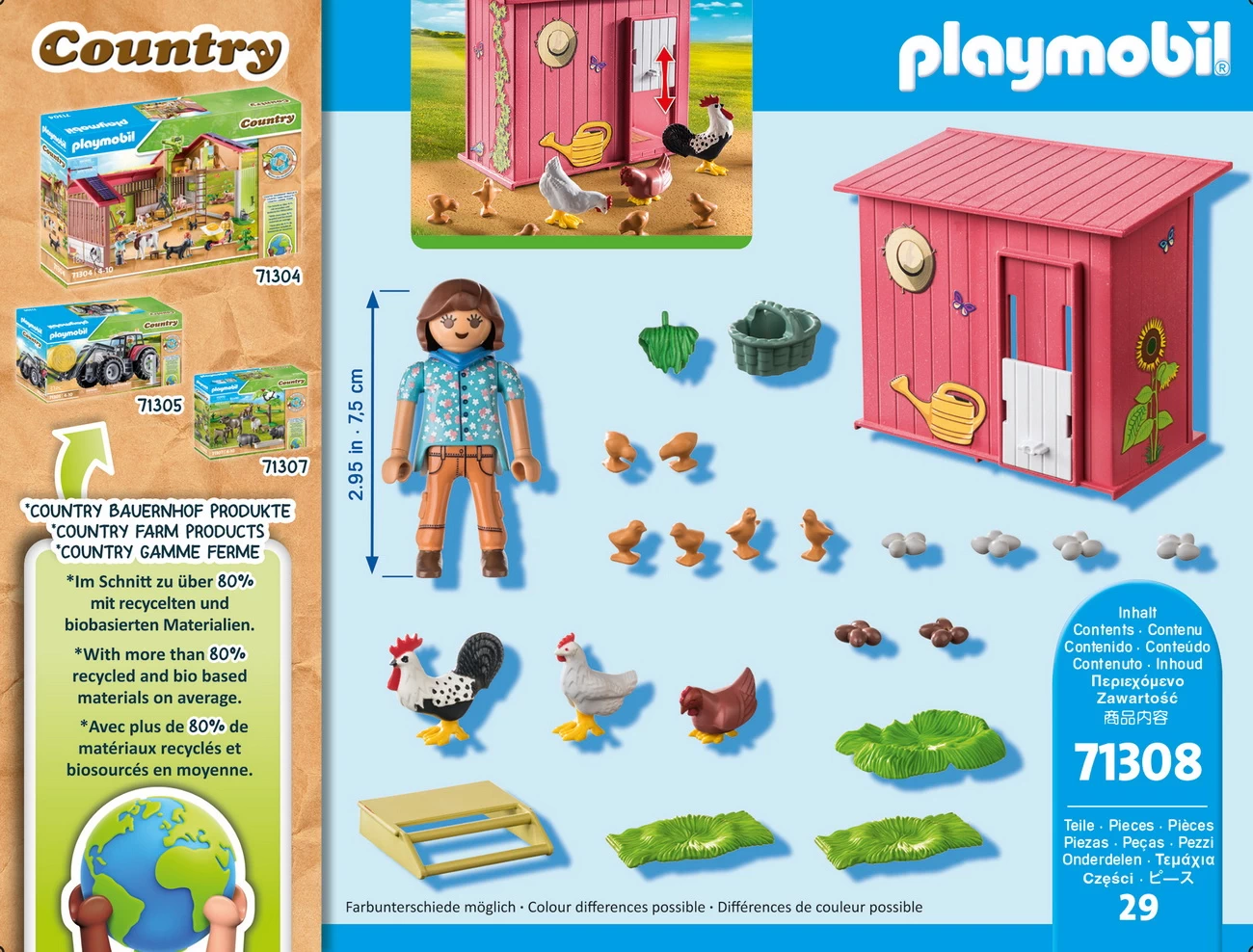 Playmobil 71308 - Hühner mit Küken (Country)