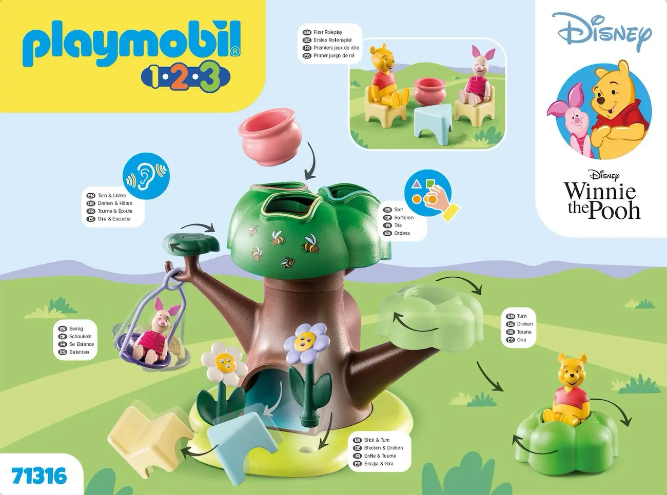 Playmobil 71316 - Winnies und Ferkels Baumhaus - 1.2.3 u Disney