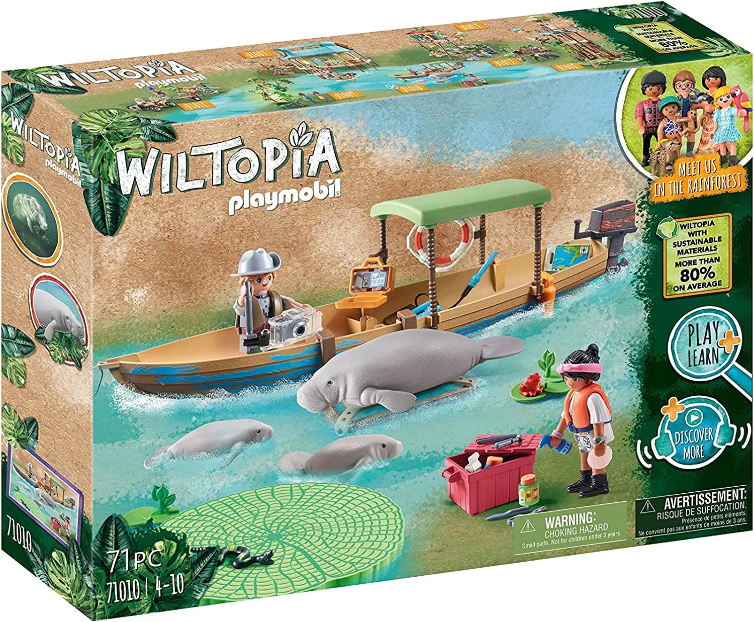 Playmobil 71010 - Bootsausflug zu den Seekühen - WILTOPIA
