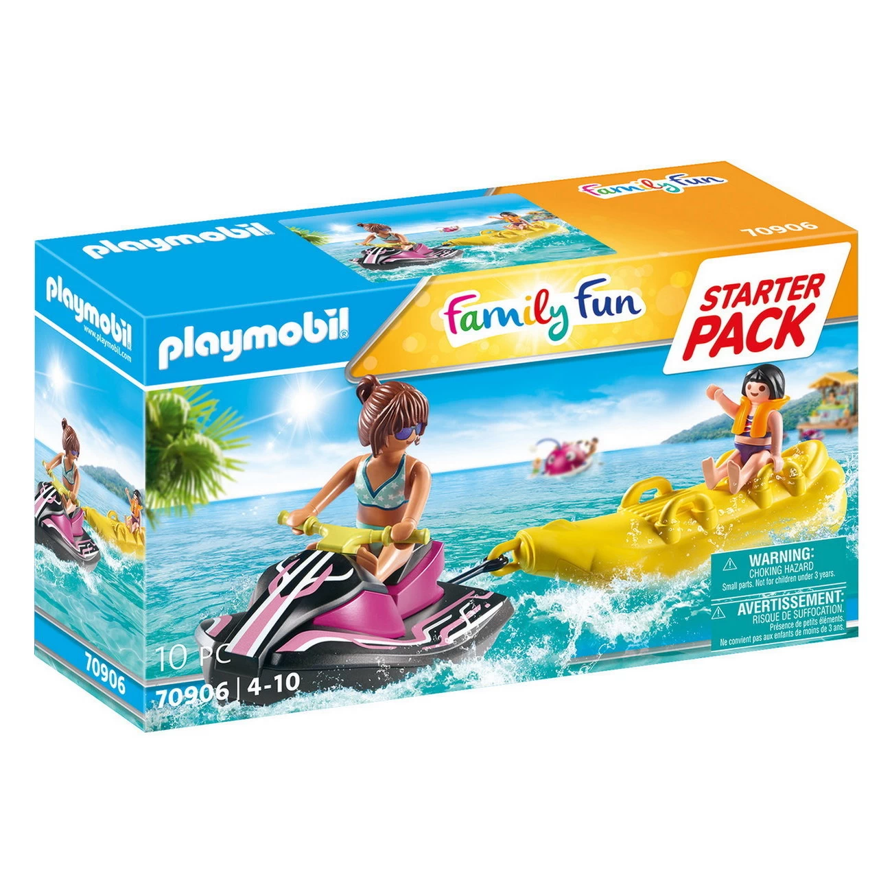 Playmobil 70906 - StarterPack Wasserscooter mit Bananenboot - Family Fun