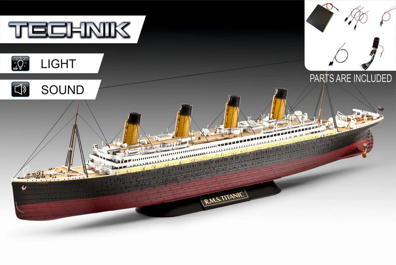 Revell 00458 - RMS Titanic - Technik