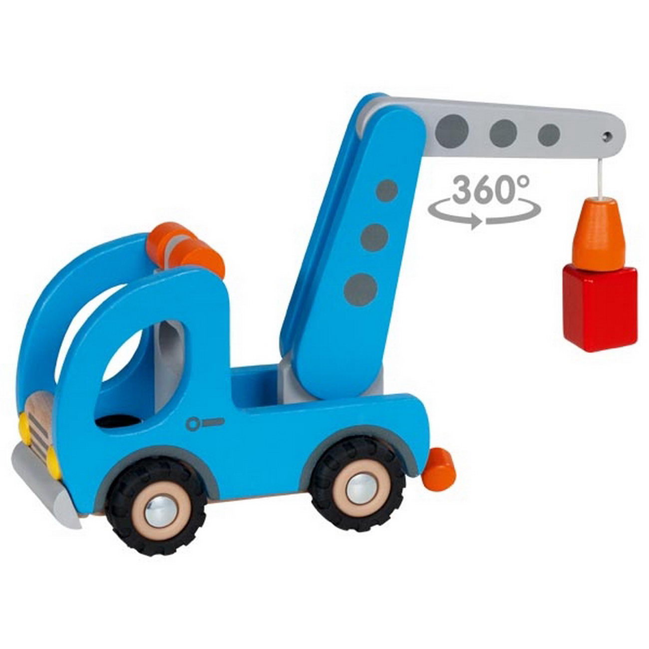 Kranwagen mit Anhänger (goki 55875)