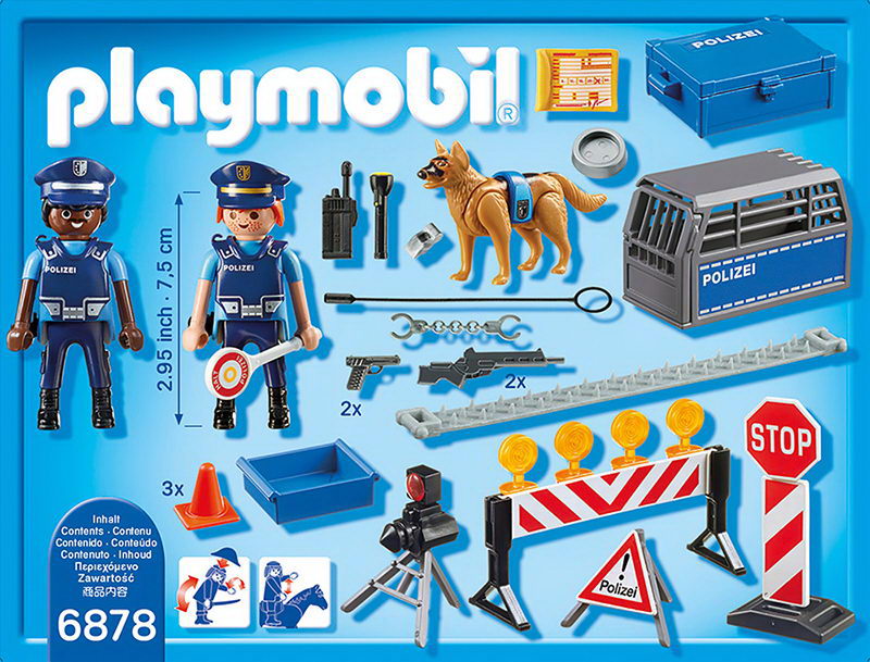 Playmobil 6878 - Polizei-Straßensperre