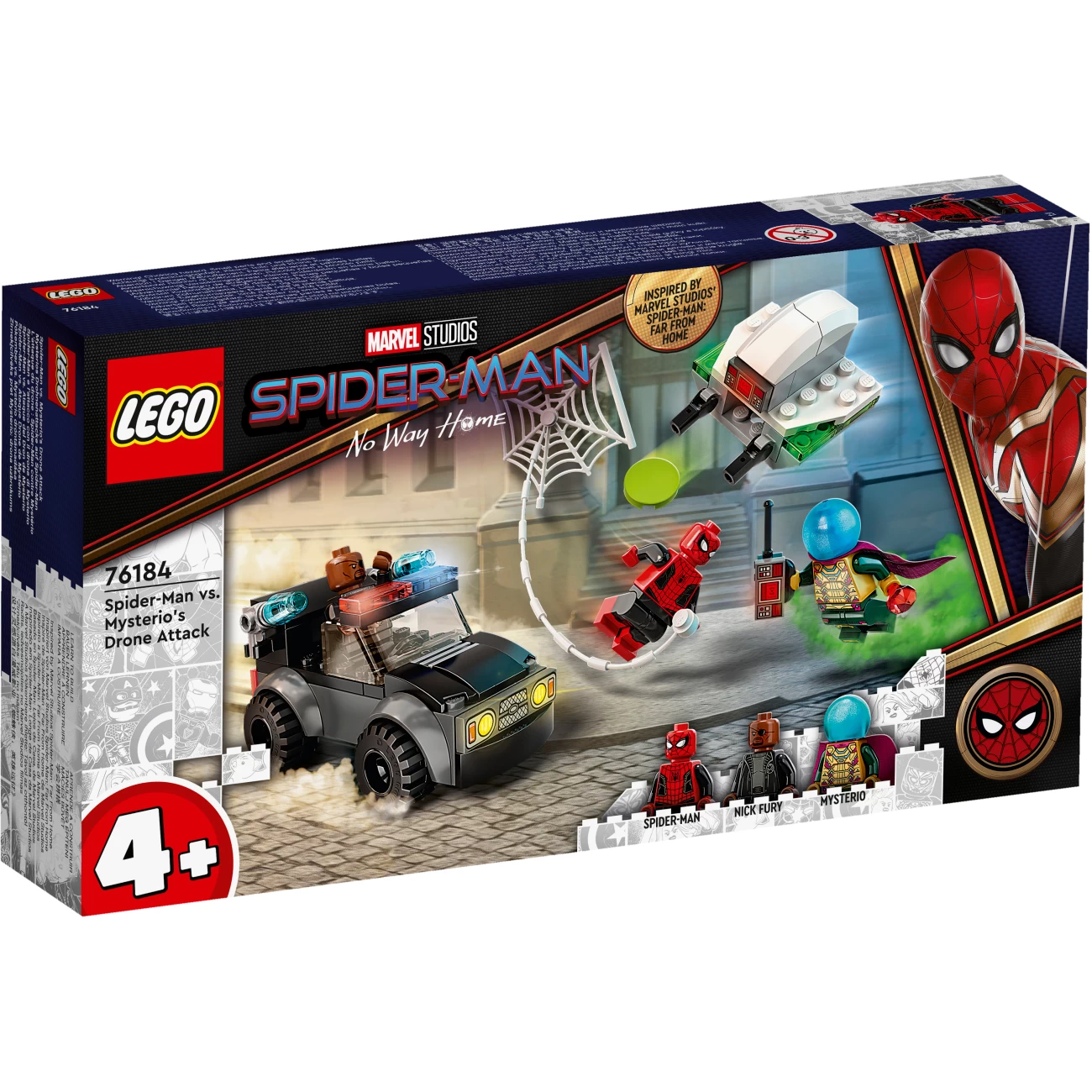 LEGO Marvel Spiderman 76184 - Mysterios Drohnenattacke auf Spider-Man