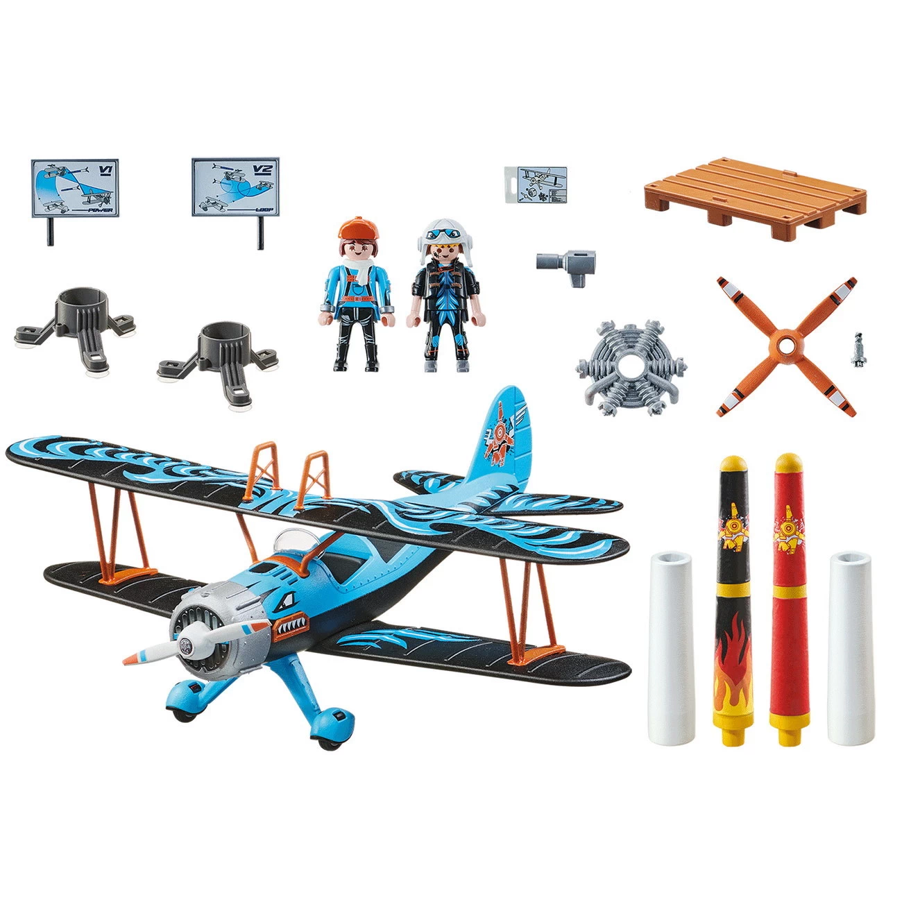 Playmobil 70831 - Doppeldecker Phönix - Air Stuntshow