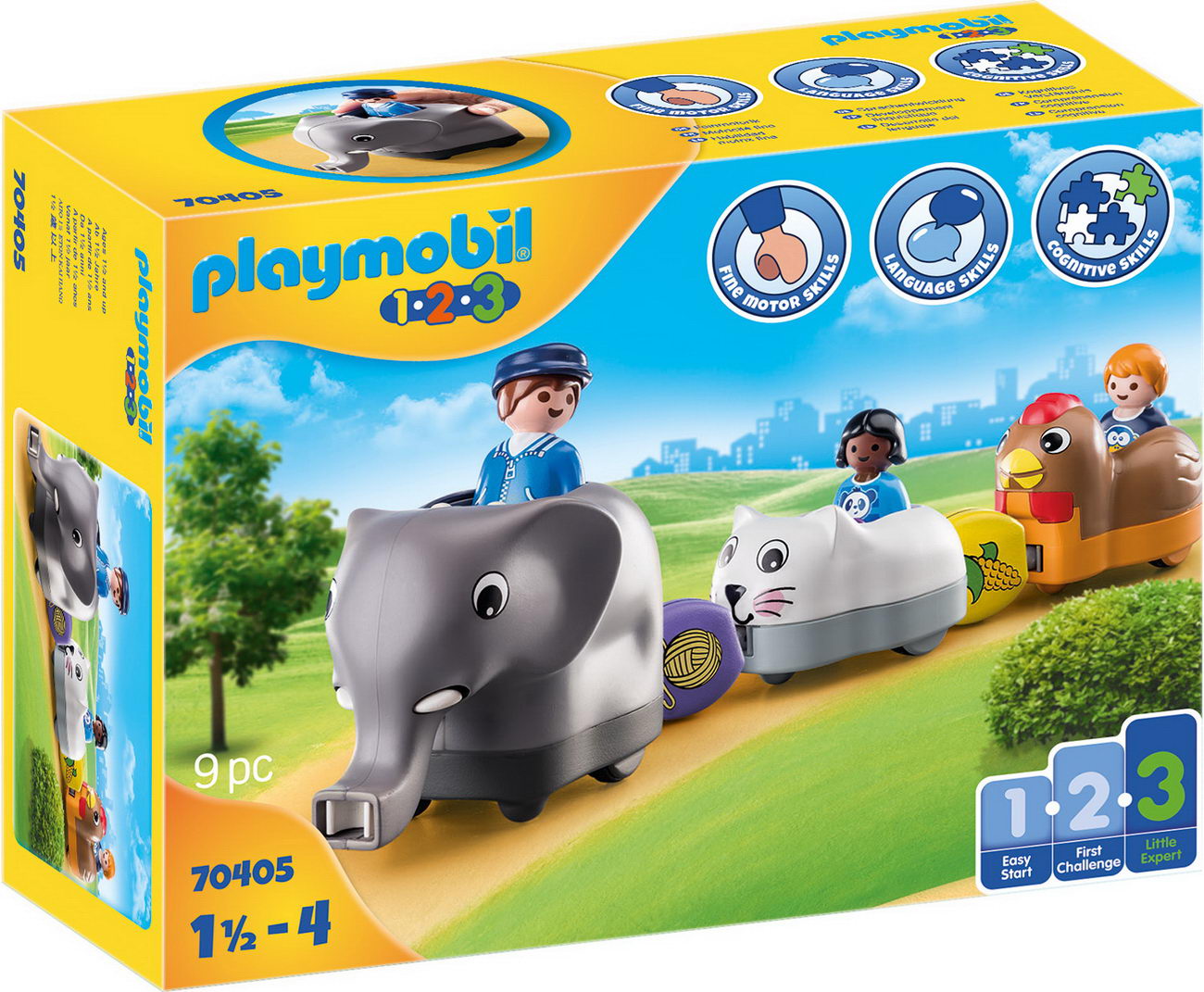 Playmobil 70405 - Mein Schiebetierzug - 1.2.3