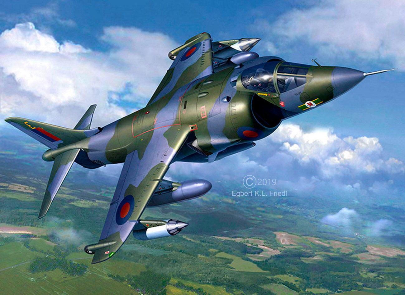 Revell 05690 - BAe Harrier GR 1 - Senkrechtstarter Modellset