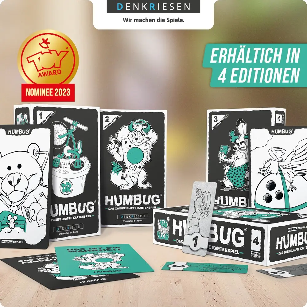 HUMBUG Nr 1 - Das zweifelhafte Kartenspiel (DENKRIESEN)