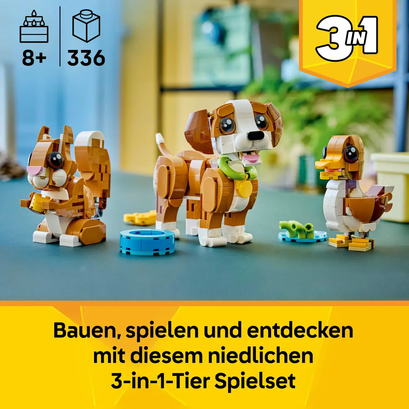 LEGO Creator - Niedliche Tiere: Verspielter Welpe (31382)