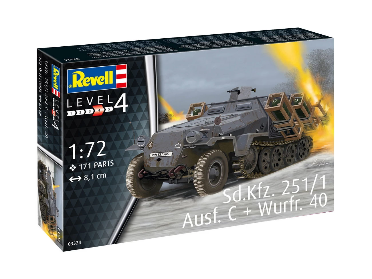Revell 03324 - SdKfz 251 1 Ausf C mit Wurfrahmen 4