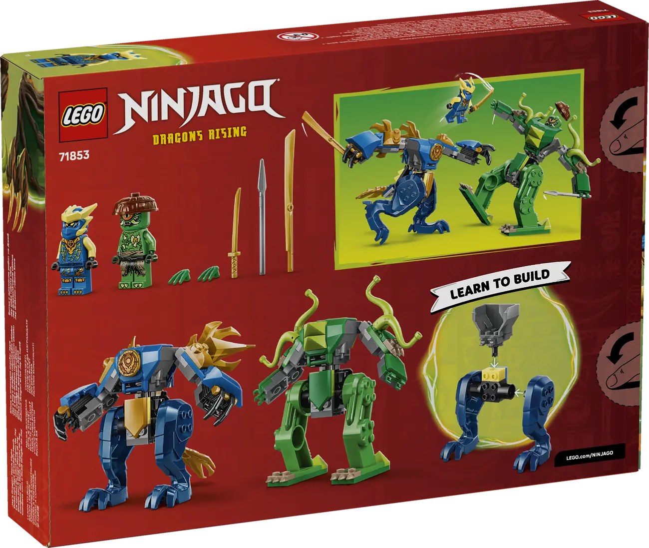 LEGO Ninjago Duell mit Jays Drachen-Mech (71853)