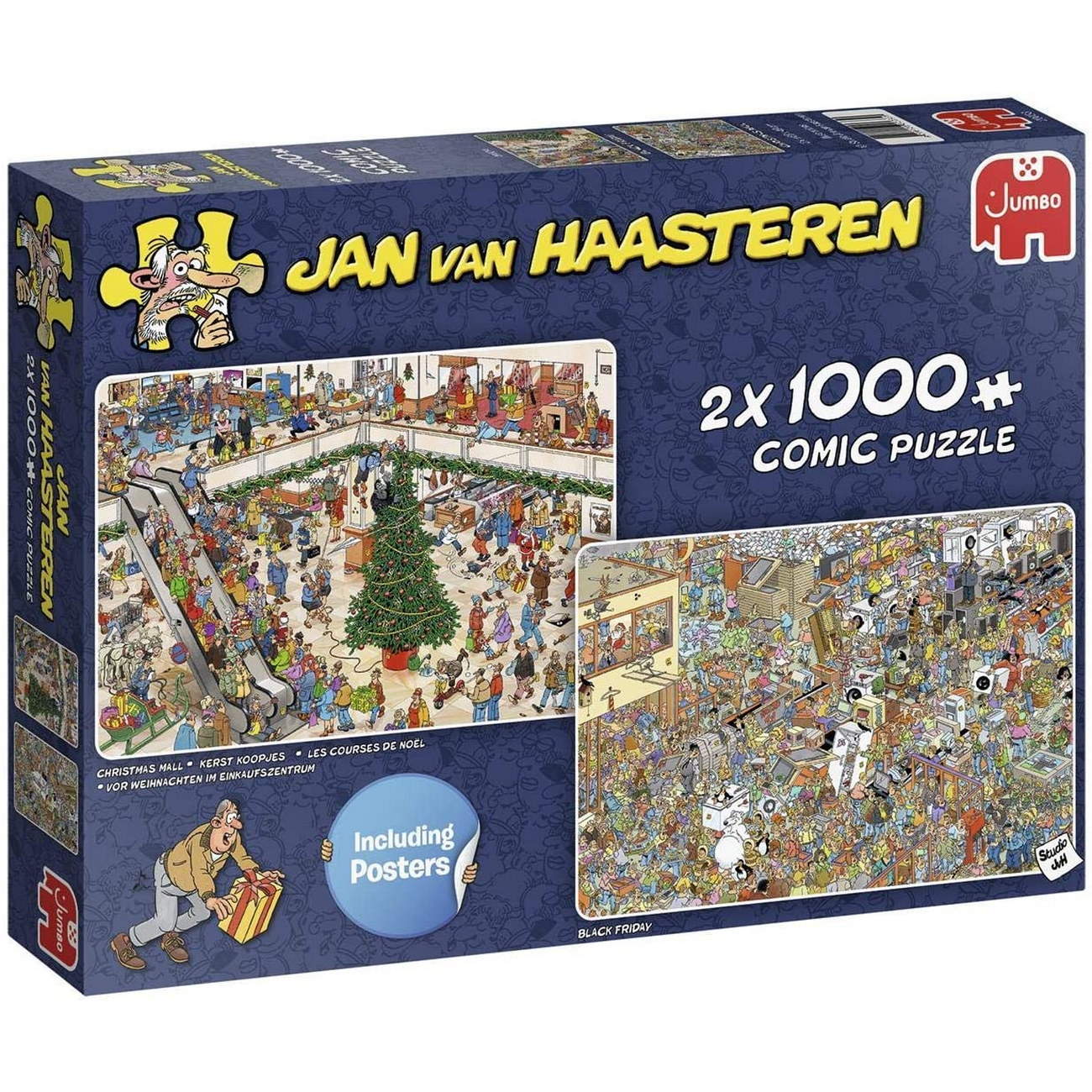Puzzle - Holiday Shopping  (van Haasteren) - 2x 1000 Teile