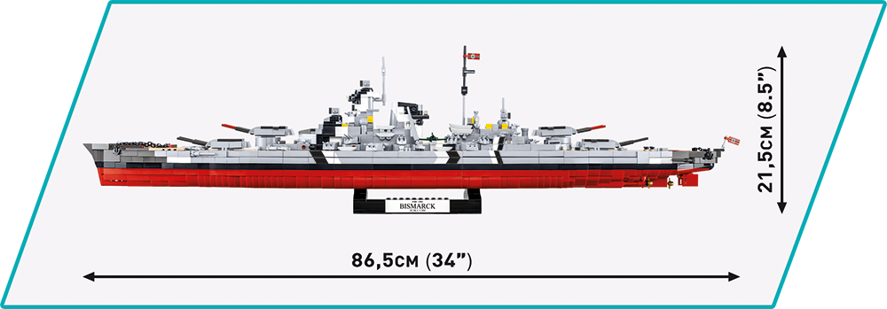 COBI - Schlachtschiff Bismarck (4841) - Bausteine kaufen