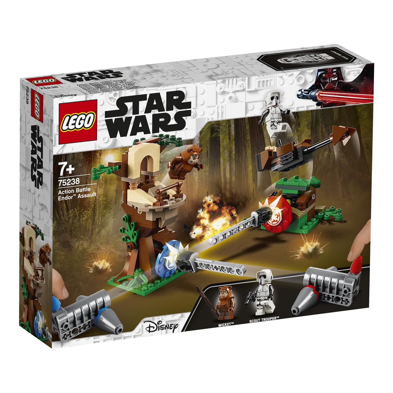 LEGO Star Wars 75238 - Action Battle Endor Attacke