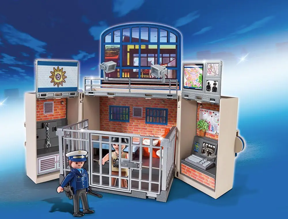 Playmobil 5421 - Aufklapp-Spielbox Polizeistation
