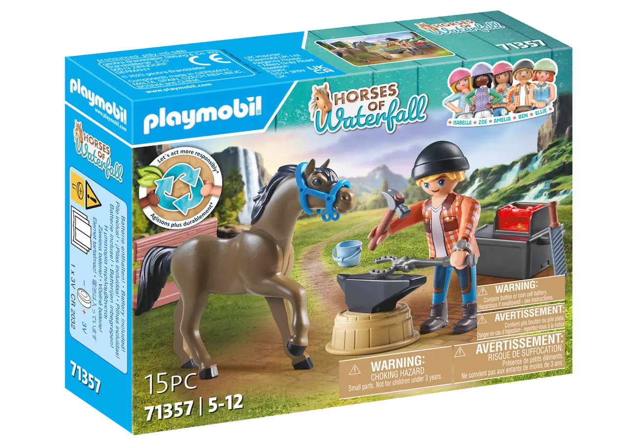 Playmobil 71357 - Hufschmied Ben & Achilles - Horses of Waterfall