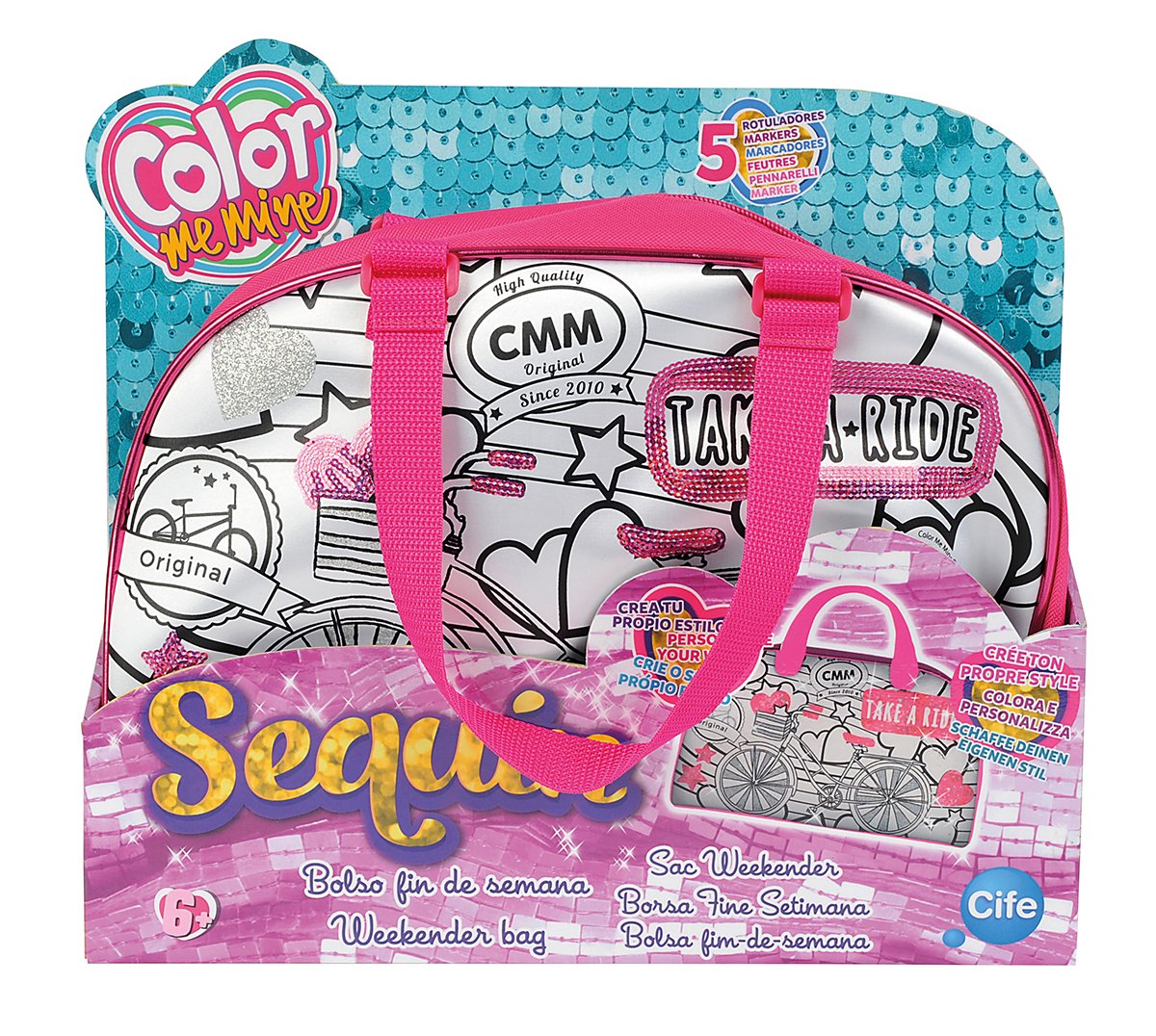 Color Me Mine Sequin Weekender (Simba)