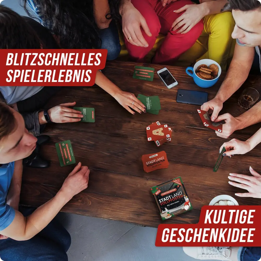 Christmas Kartenspiel - STADT LAND VOLLPFOSTEN (DENKRIESEN)