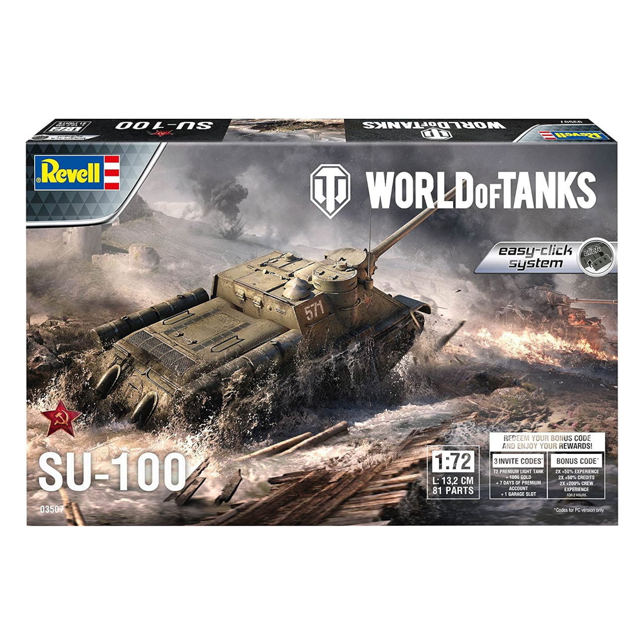 Revell 03507 -  SU-100 - World of Tanks easy-click