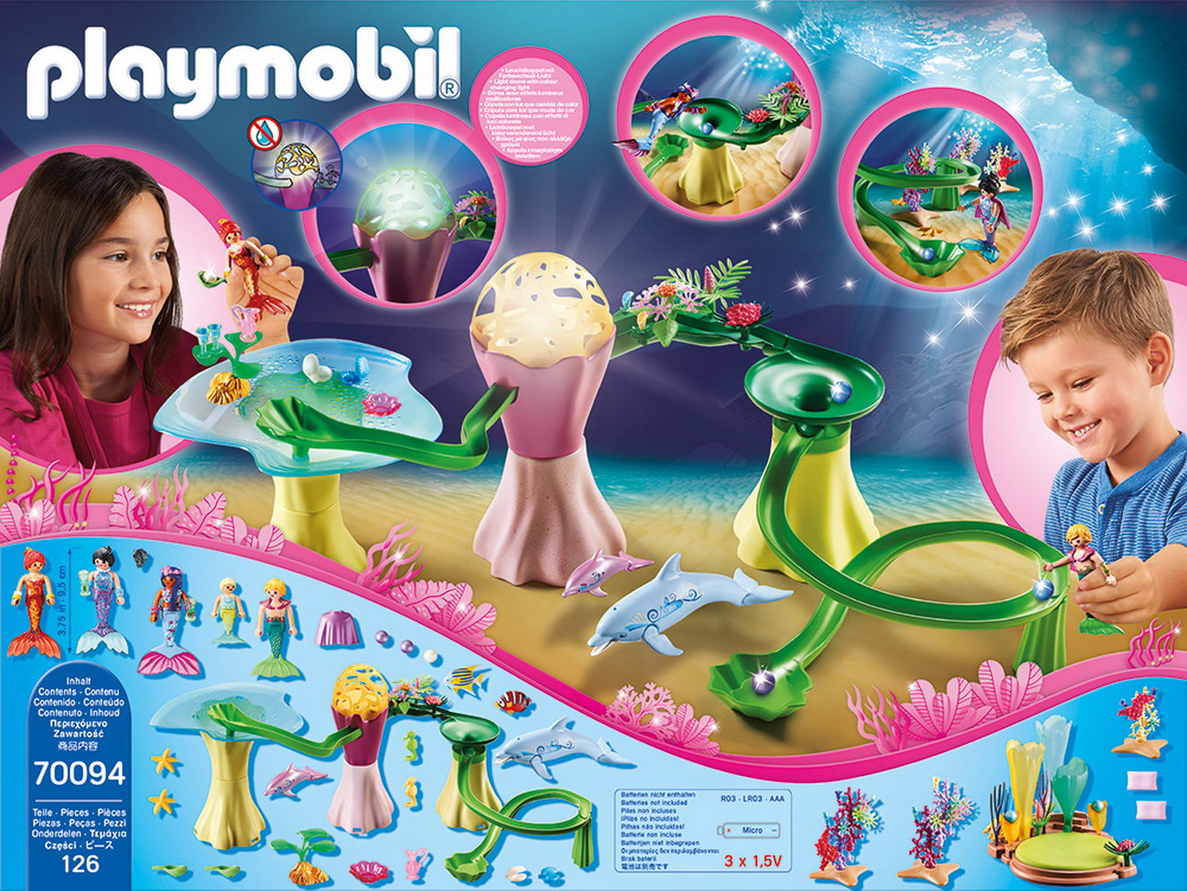 Playmobil 70094 - Korallenpavillon mit Leuchtkuppel (Magic)