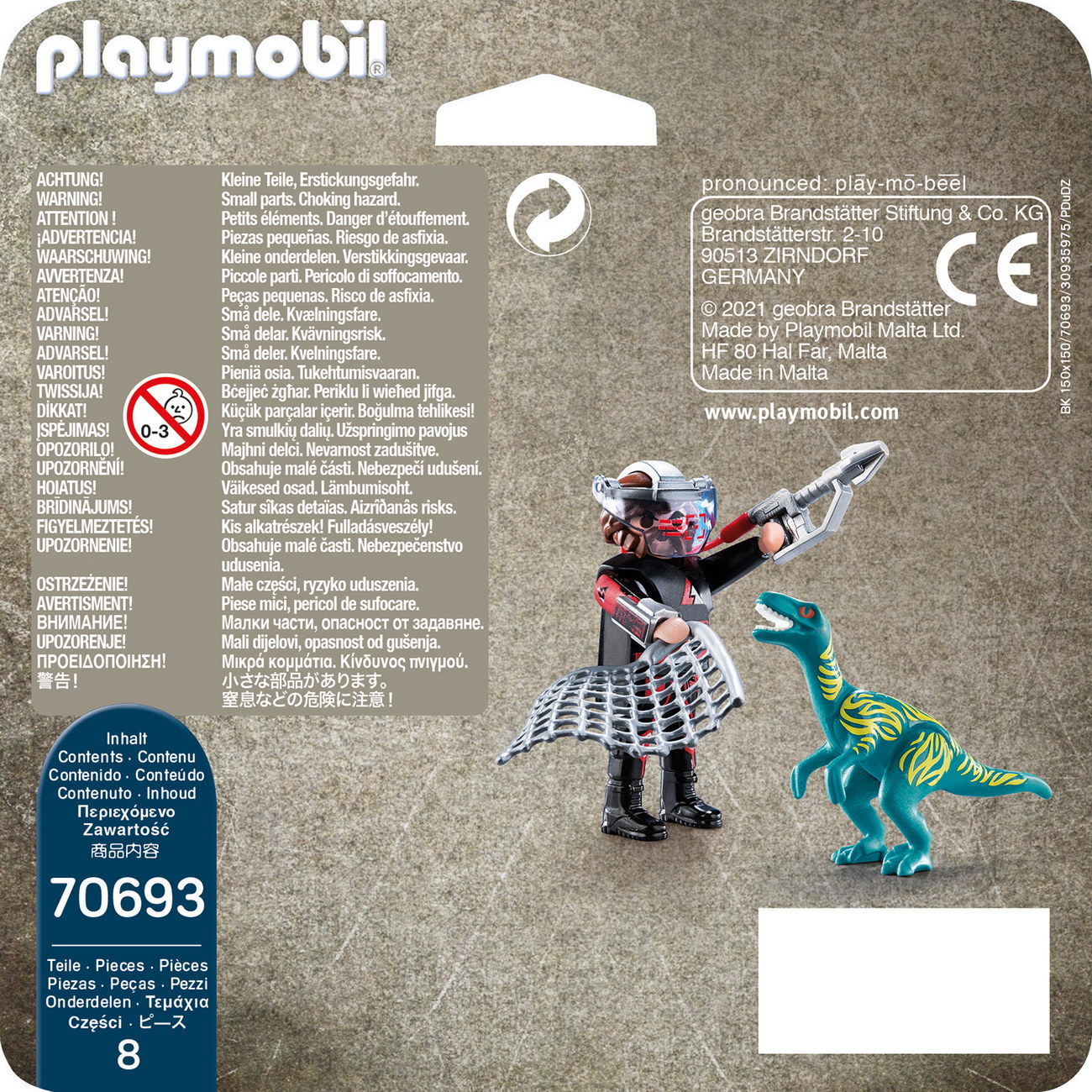 Playmobil 70693 - DuoPack Jagd auf Velociraptor