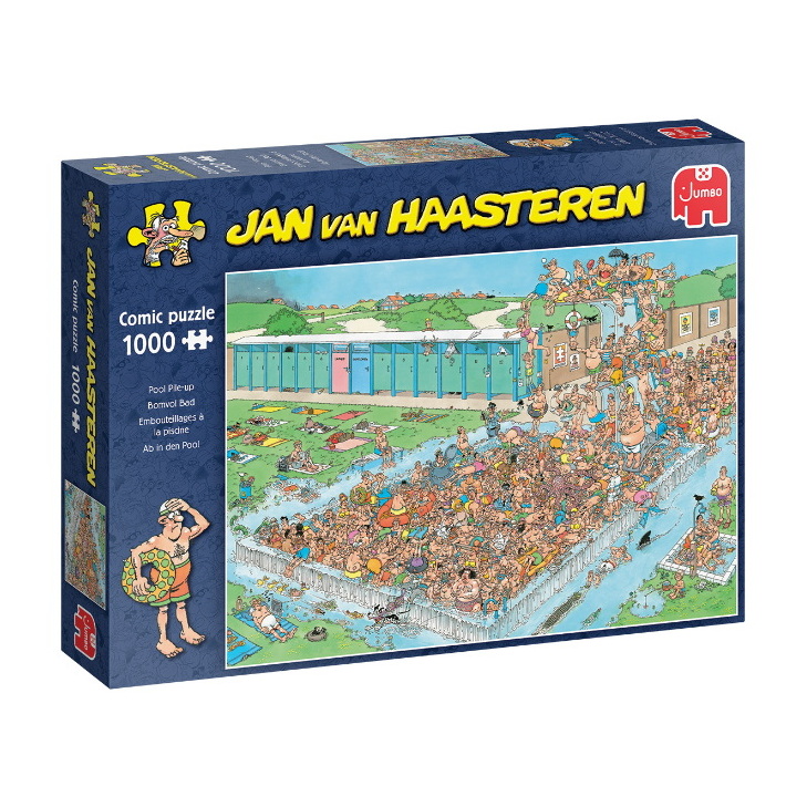 Puzzle - Ab in den Pool - Pool Pile-Up (van Haasteren) - 1000 Teile