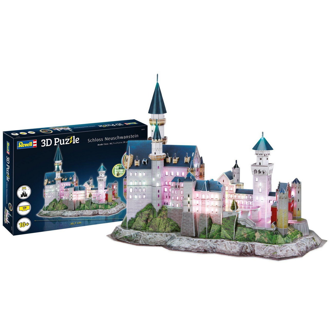 Revell 00151 - Schloss Neuschwanstein - LED Edition  3D Puzzle