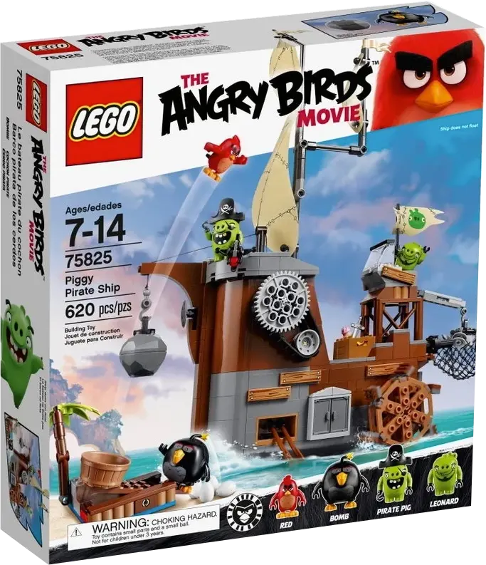 LEGO Angry Birds 75825 - Piggy Pirate Ship