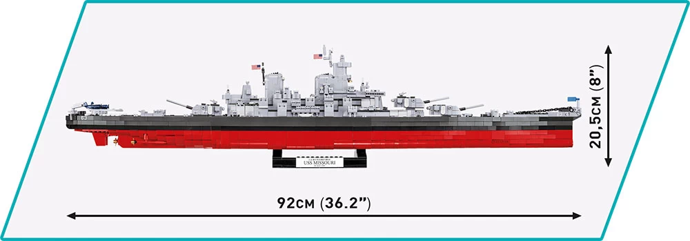 COBI - Schlachtschiff Missouri (4837)