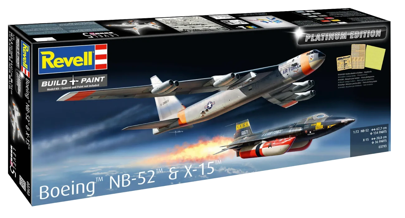 Revell 03793 - Boeing NB-52 & X-15 - Platinum Edition