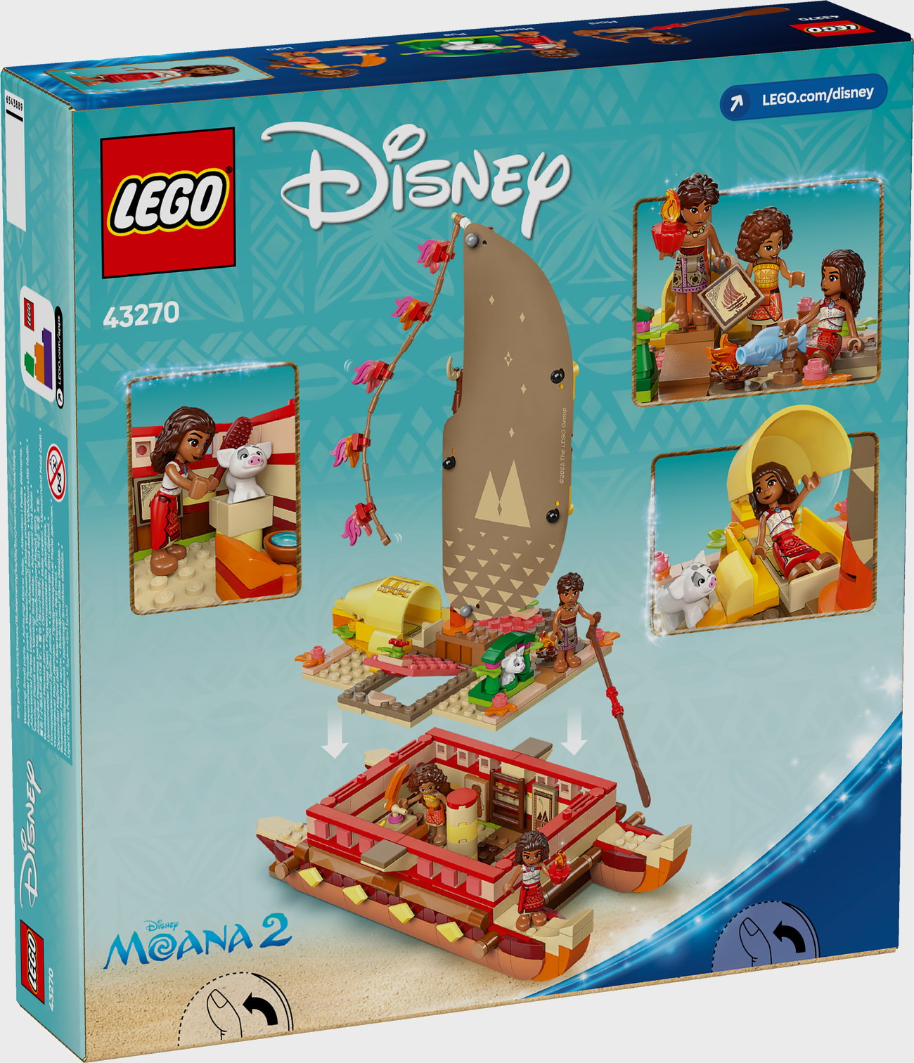 LEGO Disney Princess 43270 - Vaianas Abentuerfloß