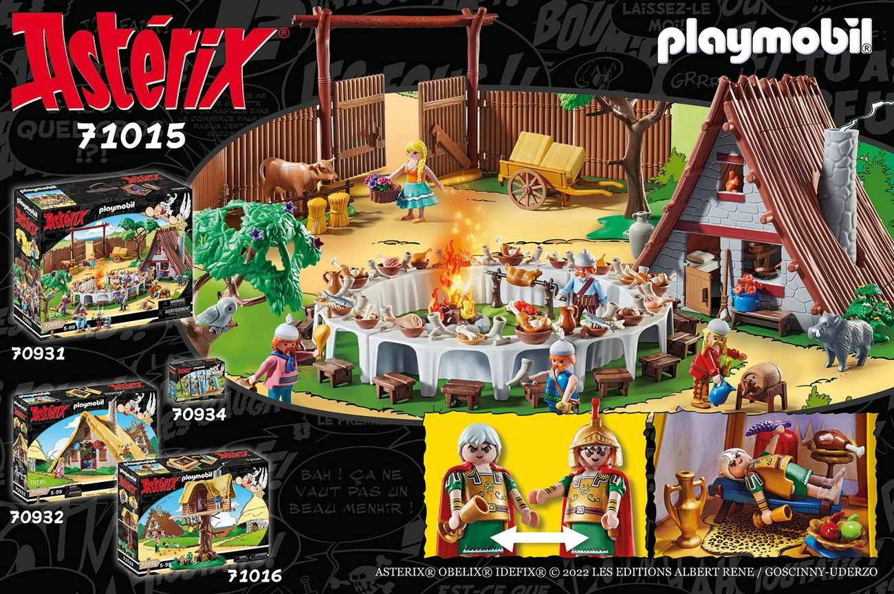 Playmobil 71015 - Asterix: Anführerzelt mit Generälen