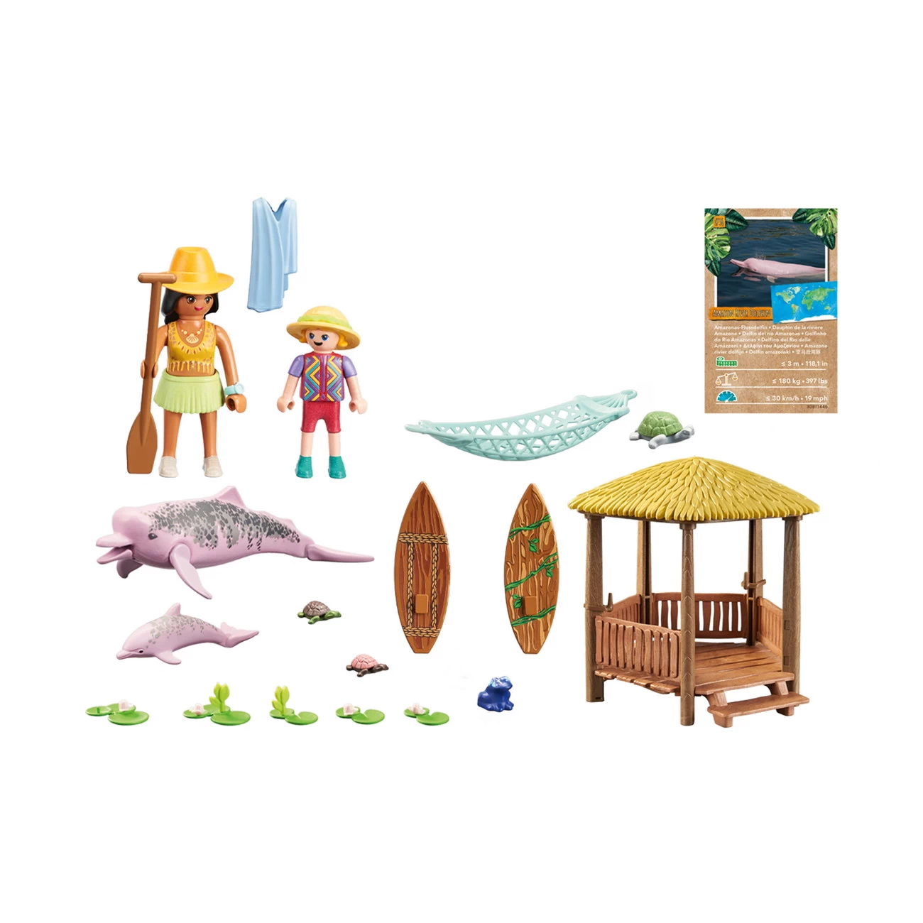 Playmobil 71143 - Paddeltour mit den Flussdelfinen - WILTOPIA