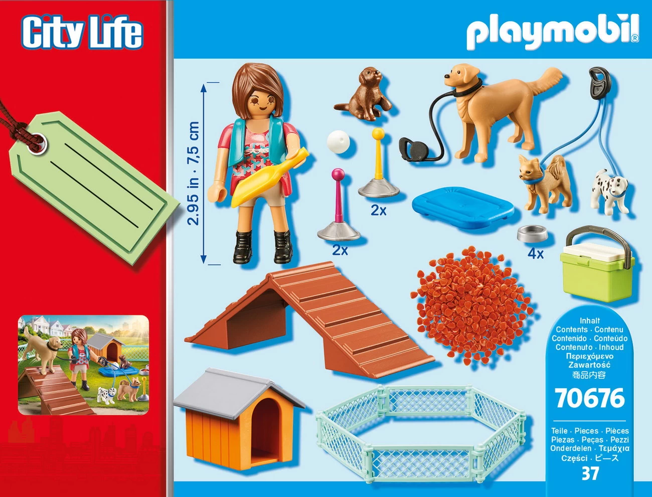 Playmobil 70676 - Geschenkset Hundetrainerin - City Life
