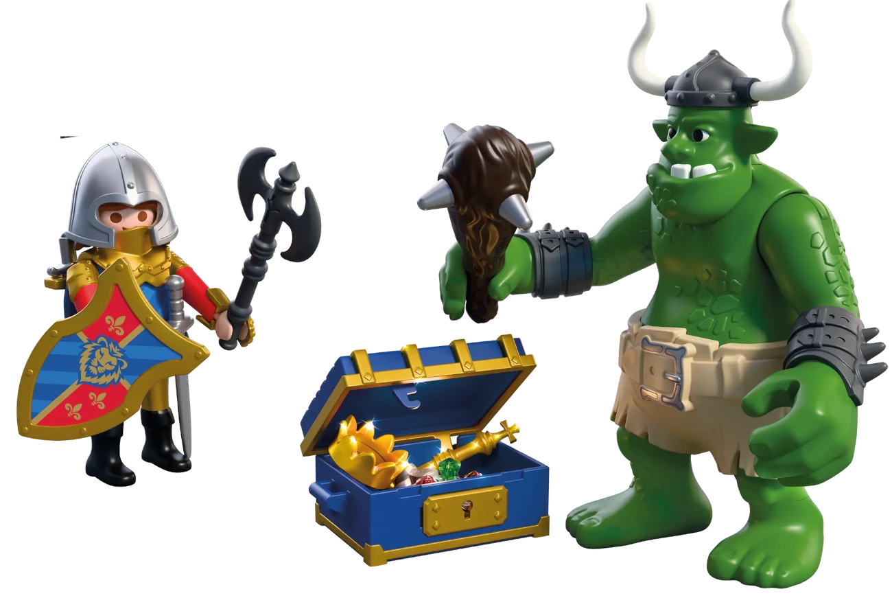 Playmobil 72116 - Troll mit Schatz