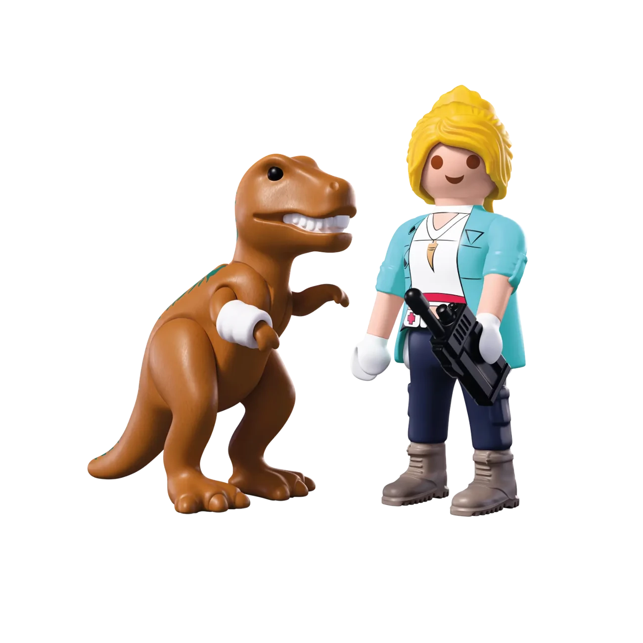 Playmobil-72172-DuoPack-T-Rex-Forscherin Playmobil 72172 - DuoPack T-Rex mit Forscherin