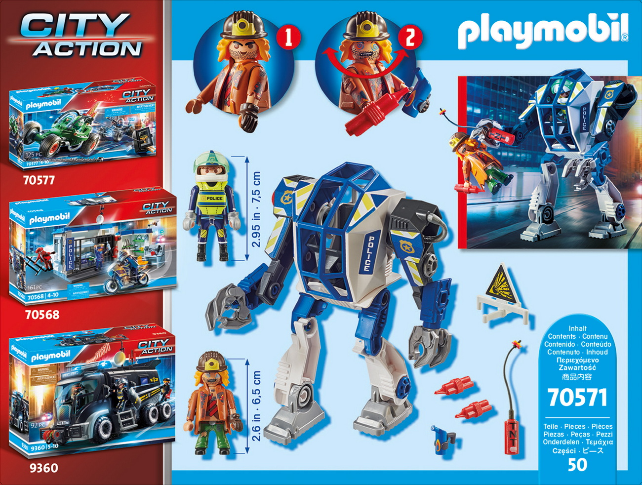 Playmobil 70571 - Polizei-Roboter: Spezialeinsatz (City Action)